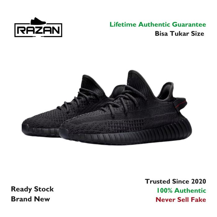 Yeezy Boost 350 V2 Static Black Reflective 100% Authentic Original
