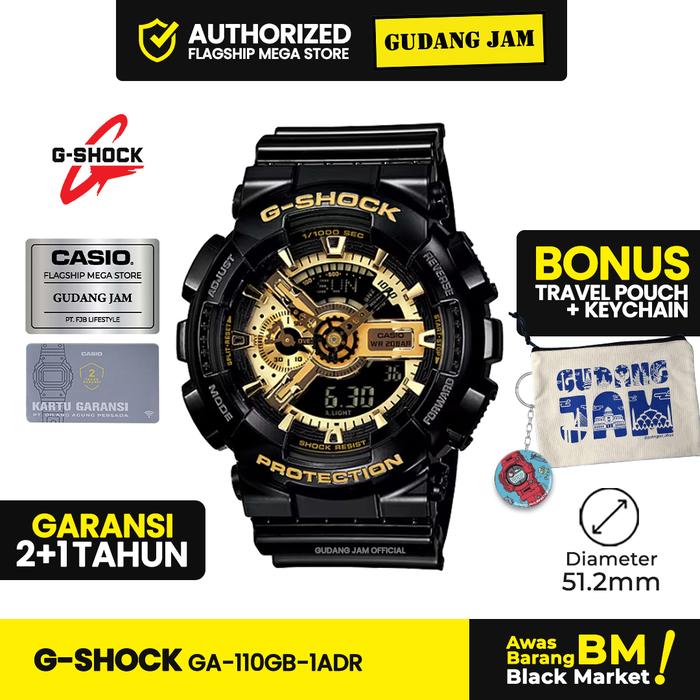 G-Shock GShock GA-110GB-1ADR GA-110GB GA110GB Garansi 2 Tahun