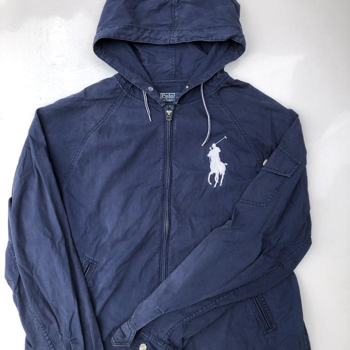 vintage polo ralph laurent big logo jacket