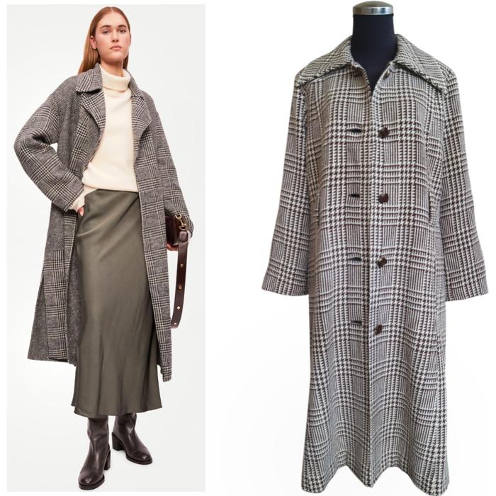 Women houndstooth coat brand Monde