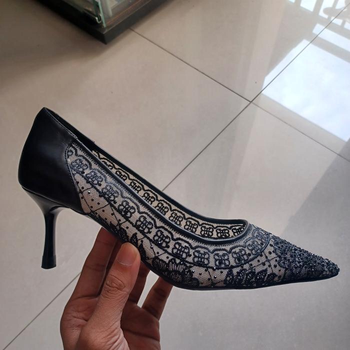 Sepatu wanita everbest raya high heels hitam