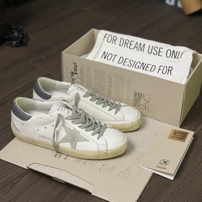 Golden Goose Superstar White Dark Grey Made in Italy Original