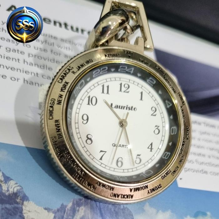 jam Pocket Saku LAURISTO by Seiko VINTAGE Full ORI Neo
