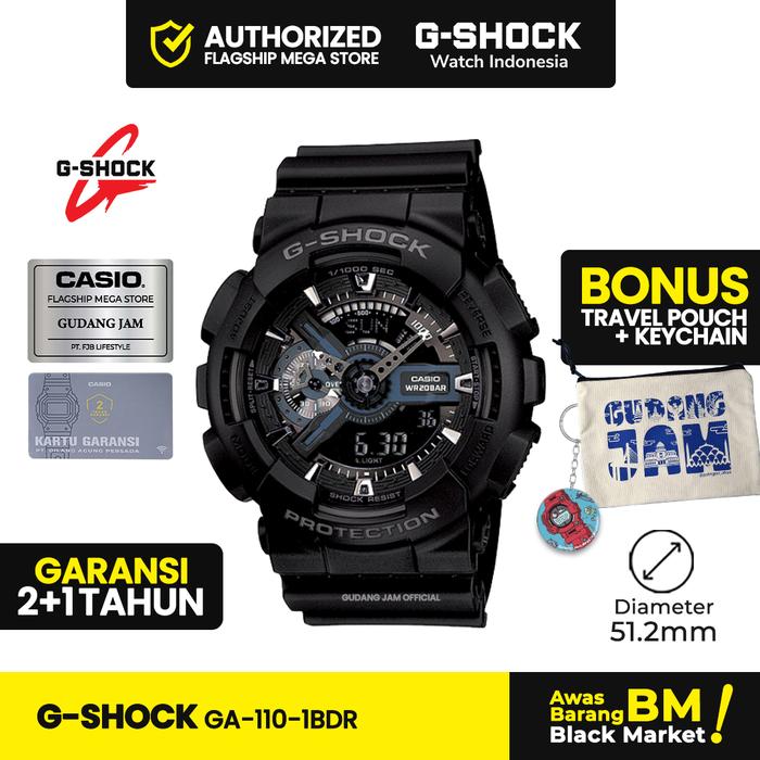 G-Shock GShock GA-110-1BDR GA-110-1B GA-110 GA110 GA1101BDR