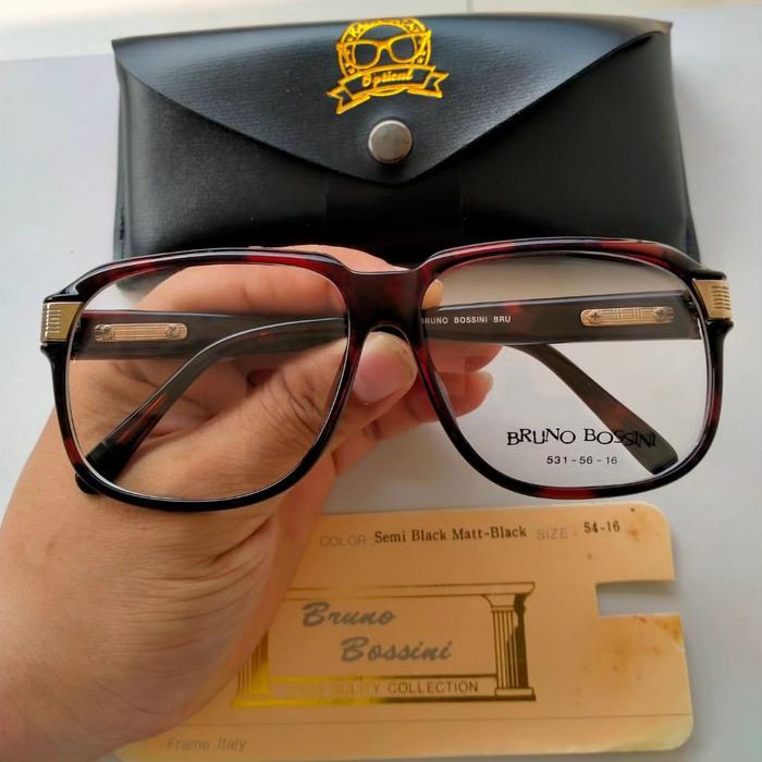 Vintage frame 70s Brand: BRUNO BOSSINI Size: 56-16 Original made in Italy Rare/limited edition Vinta