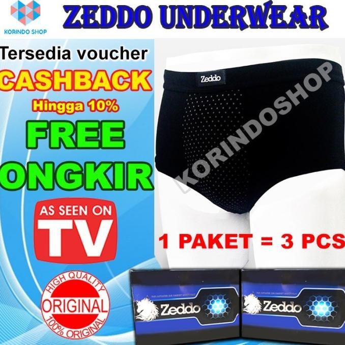 Promo Zeddo Celana Dalam Kesehatan Pria / Zeddo Far Infrared Underwear