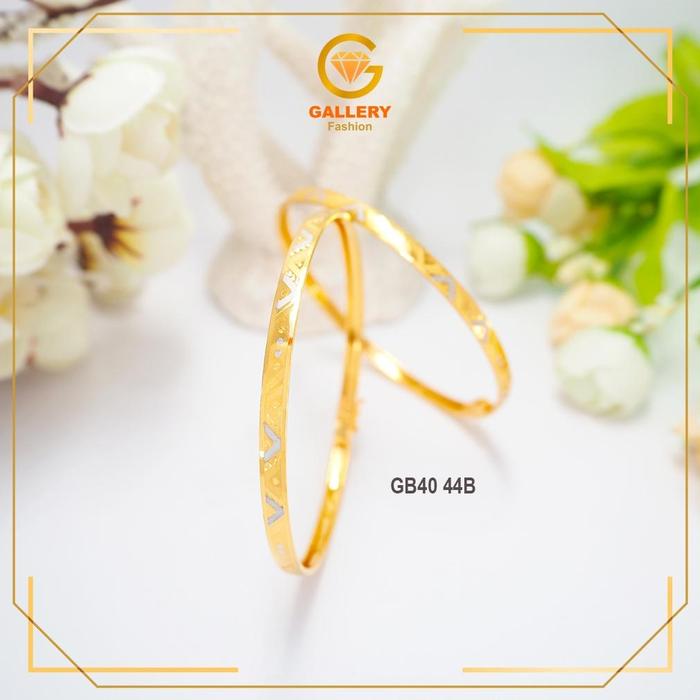 GELANG KERONCONG BANGKOK DEWASA EMAS ASLI KADAR 300/6KARAT (6K) DAN 375/8KARAT (8K) KODE GB4044B DEN