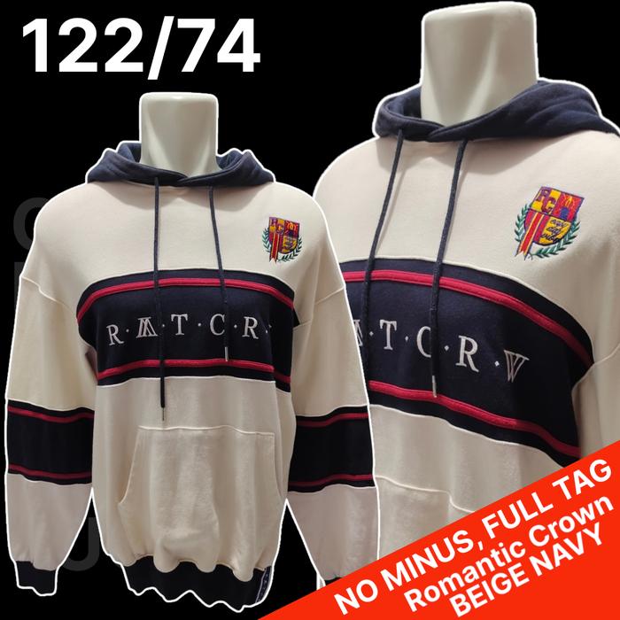 Hoodie 3 Warna Romantic Crown/Hoodie Tritone Romantic Crown, Bekas