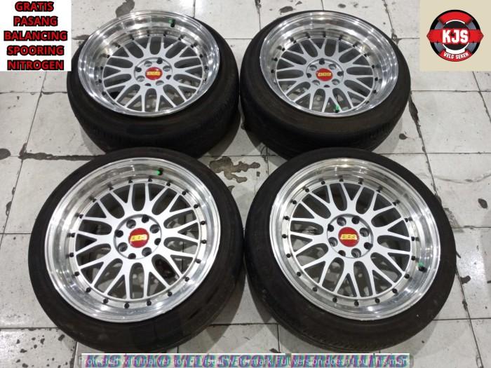JUAL VELG RACING SECOND MURAH BERKUALITAS MODEL BBS LM RING 17 LEBAR 8.5/9.5 HOLE 4X100-4X114,3 OFFS