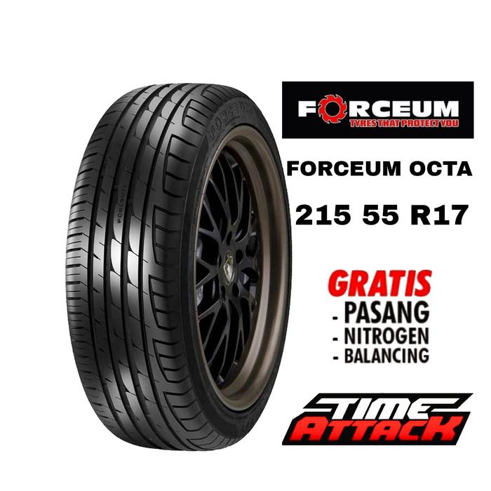 Forceum Ban Mobil Octa 215/55 R17 Radial Kualitas Tinggi untuk Honda HR-V Car dengan Soft Compound H