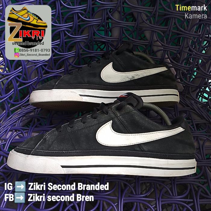 Nike Court Legacy black white Suede