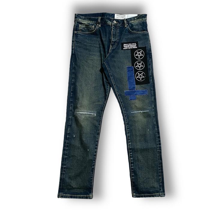 NEIGHBORHOOD METAL SAVAGE 2 DEEP NARROW JEANS Rare stuff