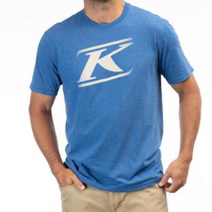 T-SHIRT KLIM DRIFT TRI BLEND ROYAL FROST PEYOTE BLUE