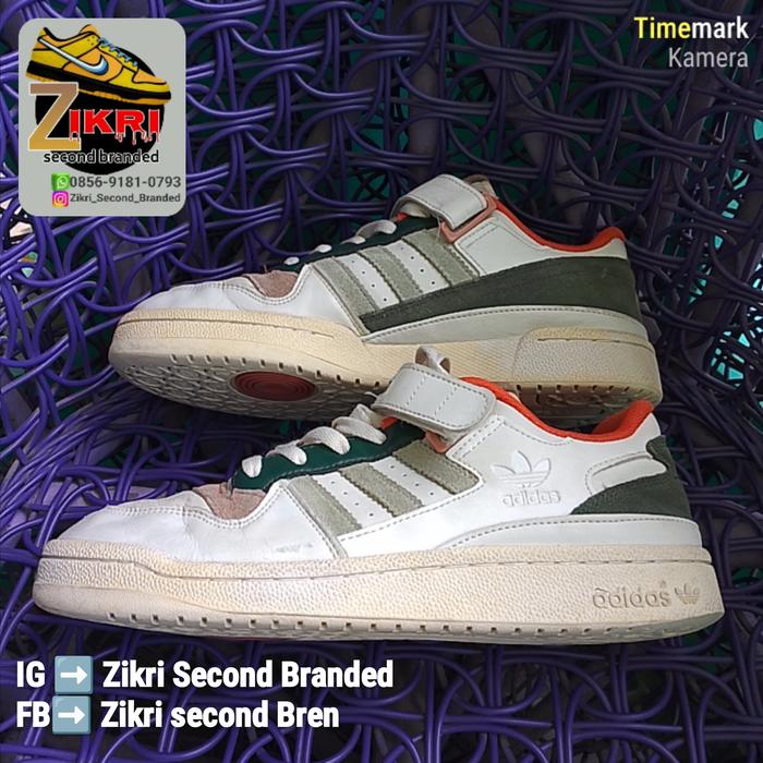 Adidas forum Low white green