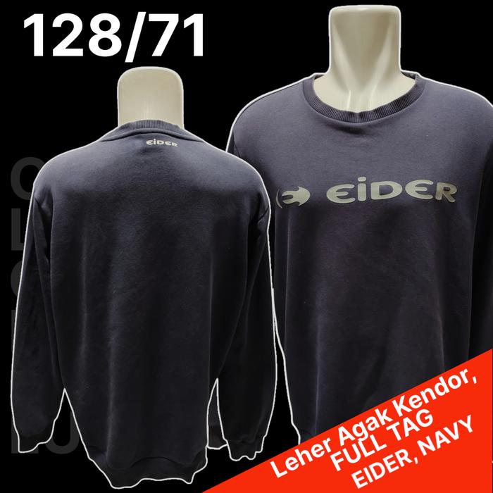 Sweater Eider Navy/Crewneck EIDER NAVY/Jacket Sweater CN Eider, Bekas