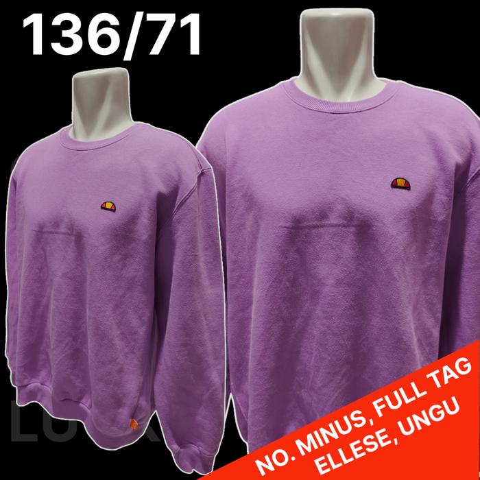Sweater ELLESE UNGU/Crewneck ELLESE UNGU/Jacket Sweater ELLESE, Bekas