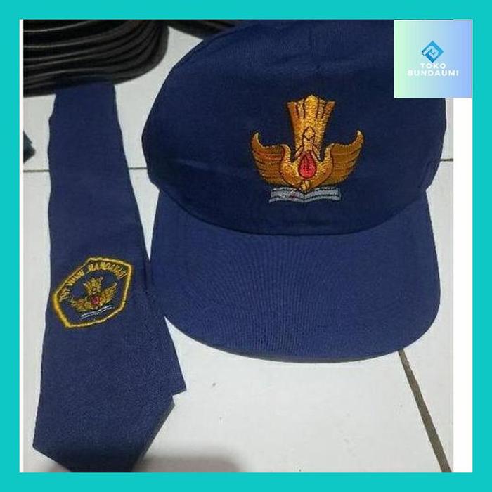 UMI- TOPI SMP/SMA BORDIR+DASI(PAKET HEMAT)UKURAN BESAR