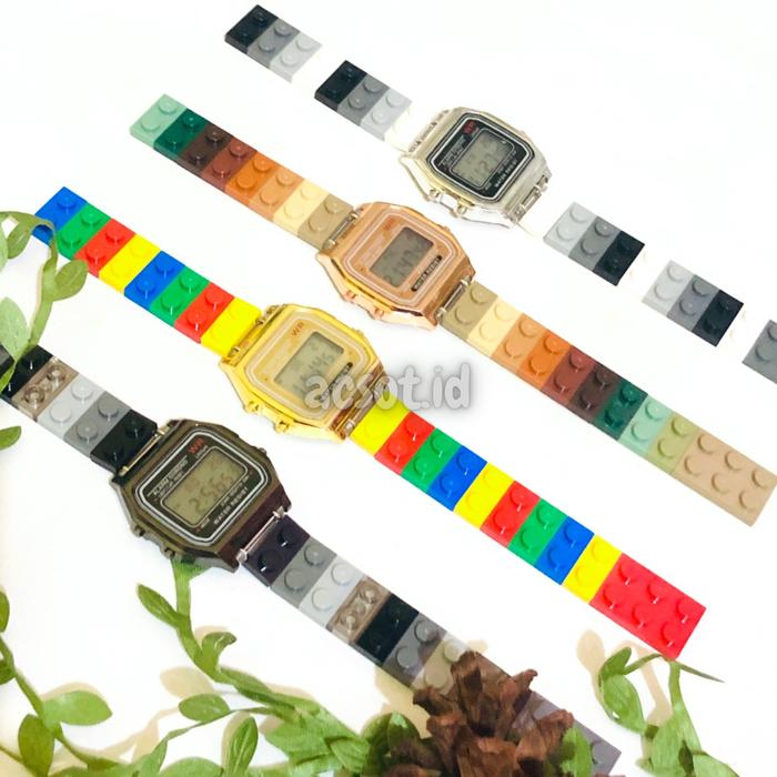 CASI0 Digital 'dummy' dgn Strap Lego | Lego Watch Strap Lego