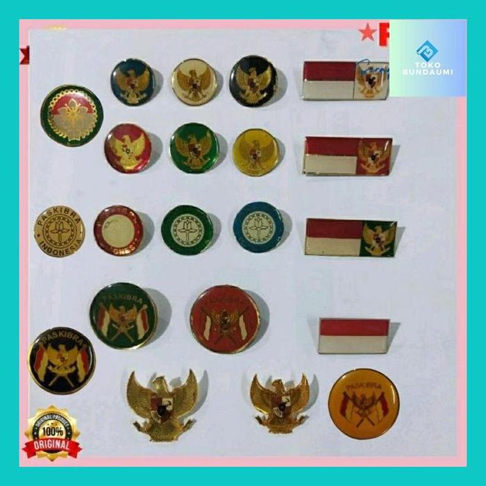 UMI- PIN LK MERAH PUTIH GARUDA PASKIBRA, PIN CUSTOM