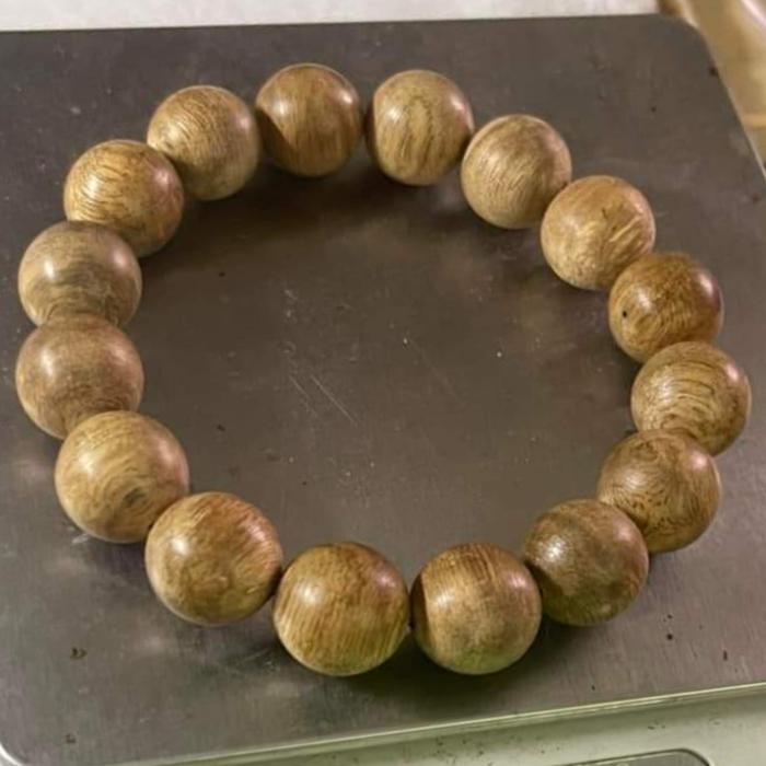 Gelang Kayu Gaharu Papua Asli Super 14 mm