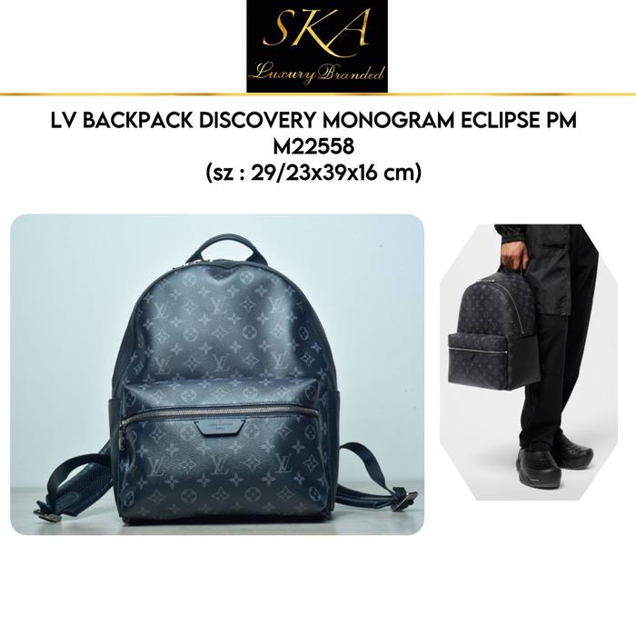 LV Backpack Discovery Monogram Eclipse PM