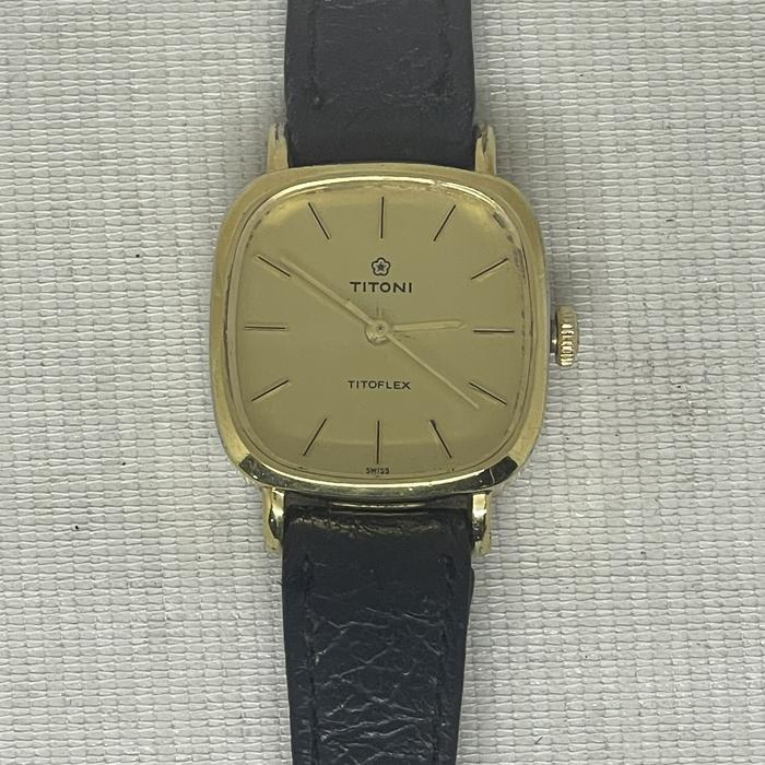 titoni titoflex manual winding made in swiss circa 80's