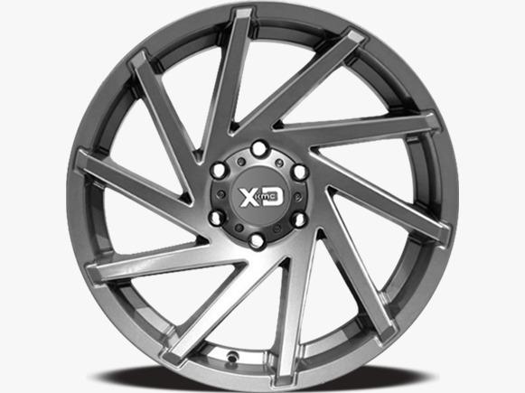 Velg Mobil XD KMC XD834 Cyclone Original Ring 20 Gunmetal Milled