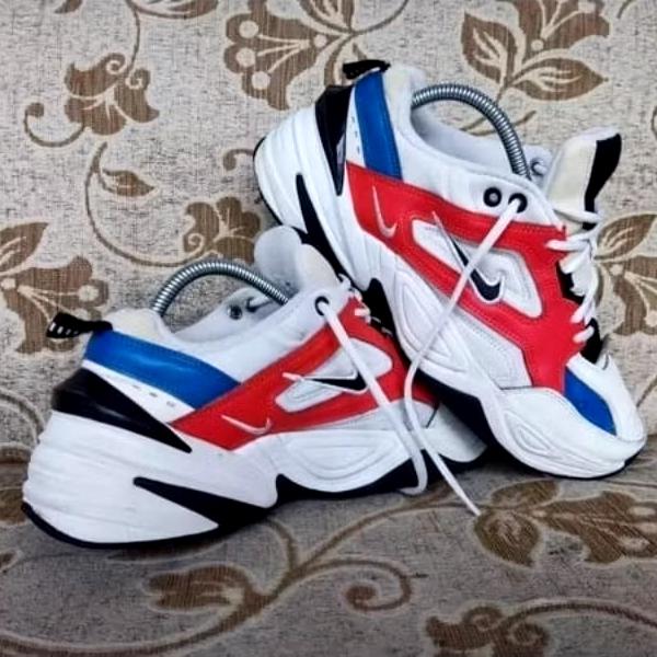m2k team orange shoes tekno summit sepatu sneakers harian
