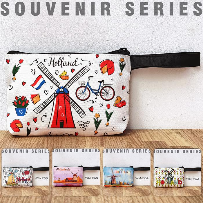 Pouch Oleh Oleh Belanda Windmill Dompet Souvenir Belanda