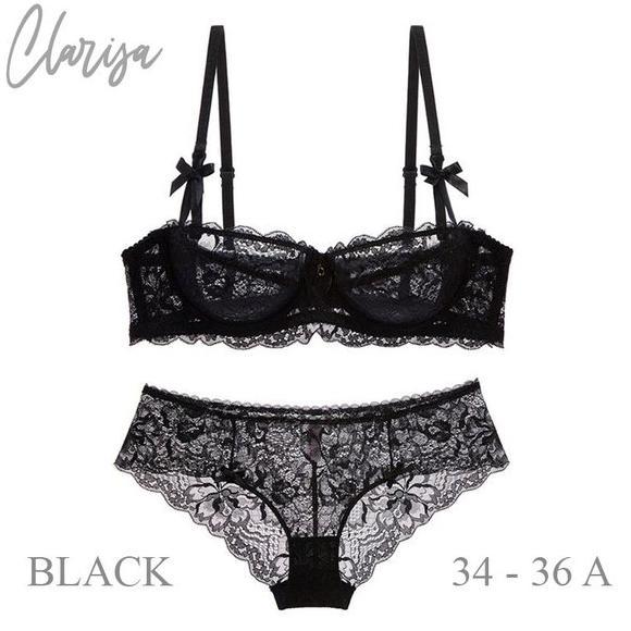 JS BRA SET BH CD CUP SETENGAH SEXY CLARISA LINGERIE PREMIUM IMPORT QUALITY