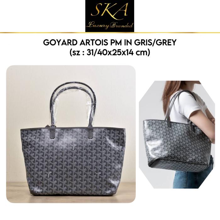 Goyard Artois PM in Gris / Grey