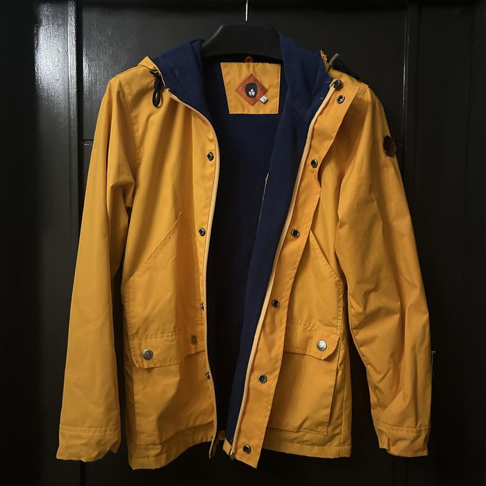 Preloved Humblezing Rapunji Taslan Parka Jacket Sunkist Water Repellent Polar Size S