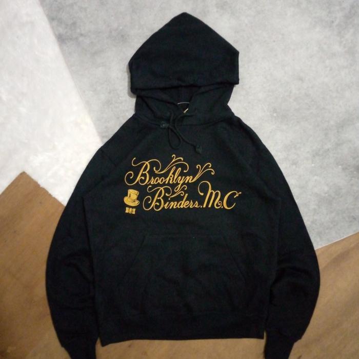 Hoodie tebal black SCHOTT