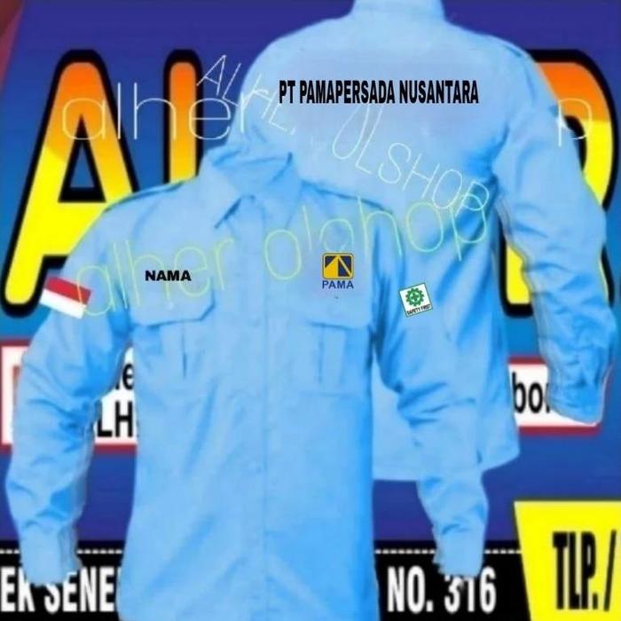 terbaru kemeja PT PAMA baju PT PAMA seragam PT PAMA Pdh PT PAMA kemeja kerja PT PAMA baju kerja PT P
