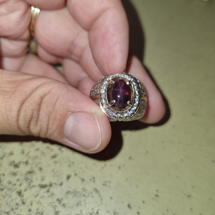 Batu Permata || Natural Star Spinel (Spinel)