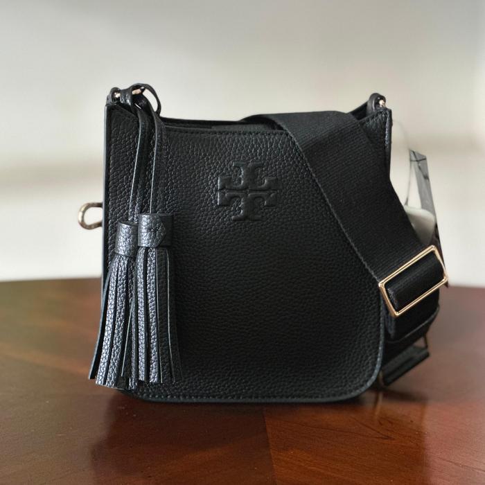 TB THEA WEB SMALL CROSSBODY BLACK