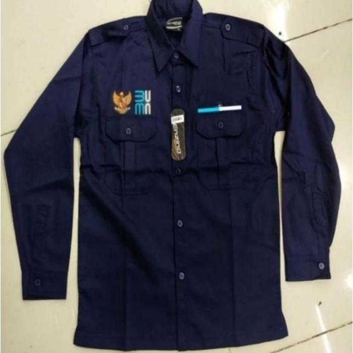Kemeja BUMN bordir Seragam BUMN Baju BUMN pakaian dinas BUMN baju dinas BUMN pdh BUMN kemeja kerja B