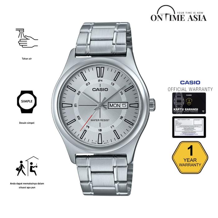 Casio General MTP-V006D-7CUDF / MTP-V006D-7C Original & Garansi