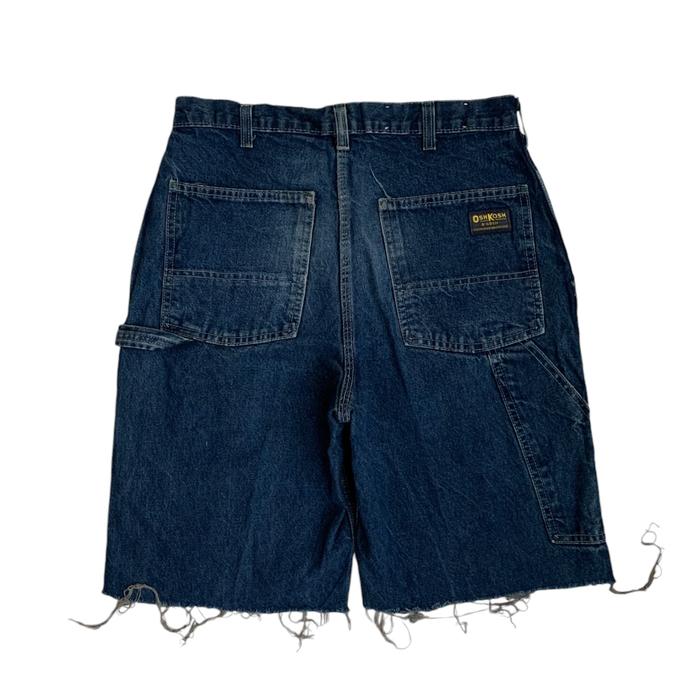 Vintage 70s OshKosh BGosh Union made Sanforized Carpenter denim Cut Off Made in USA