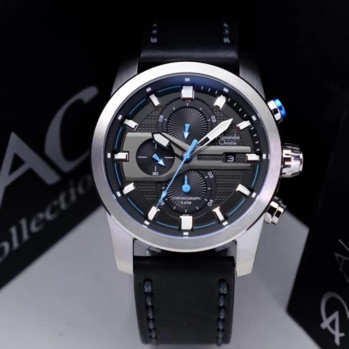 ALEXANDRE CHRISTIE AC 6562 BLACK SILVER AC6562 PRIA ORIGINAL