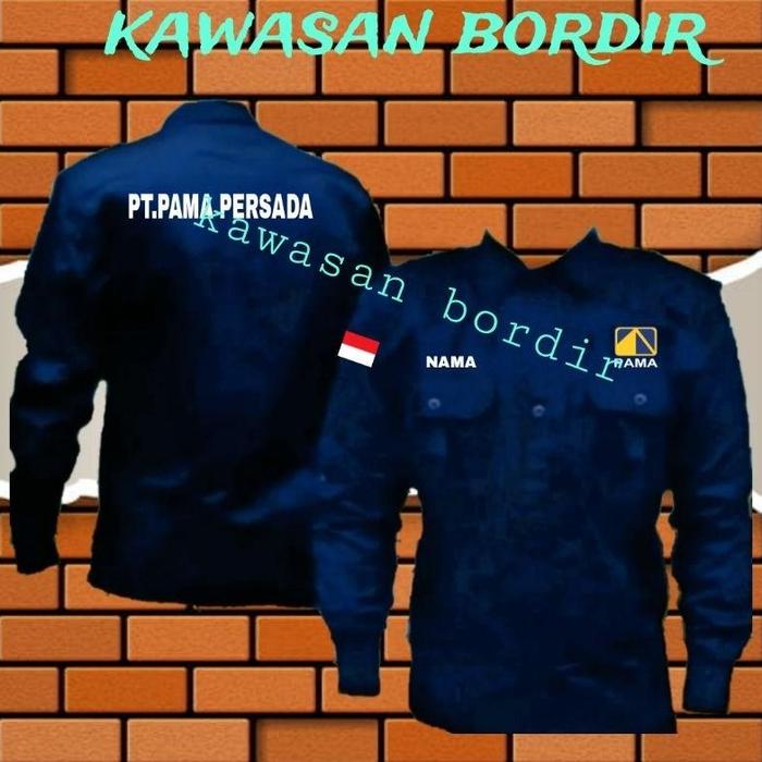 Terbaru seragam PT PAMA persada kemeja PT PAMA persada pdh PT PAMA persada baju PT PAMA persada keme