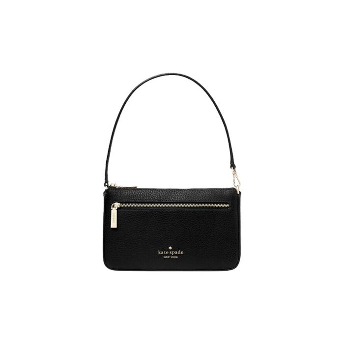 Tas Wanita Branded KS Leila Convertible Leather Wristlet - Black