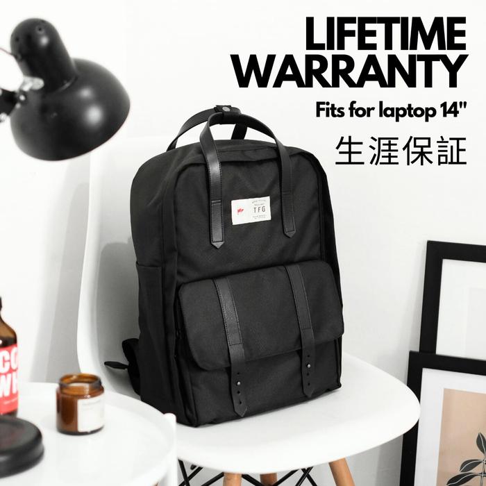 TFG St Moritz Ransel Backpack Tas Travelling Tas Kerja Inc Luggage Sleeve Laptop Fit fot 14 inch + 1