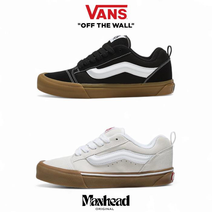 Vans Knu Skool Black Gum & Marsmallow Gum Original 100%