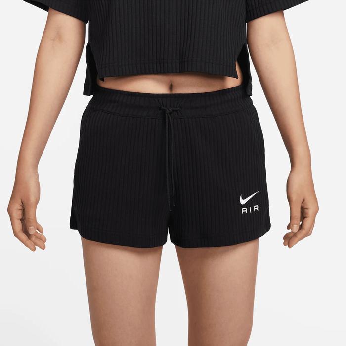 CELANA PENDEK WOMENS NIKE AS W NSW RIB JRSY SHORT ENAR black