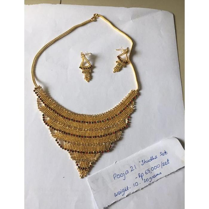 Ready kalung India/ jodha set/kalung set pengantin