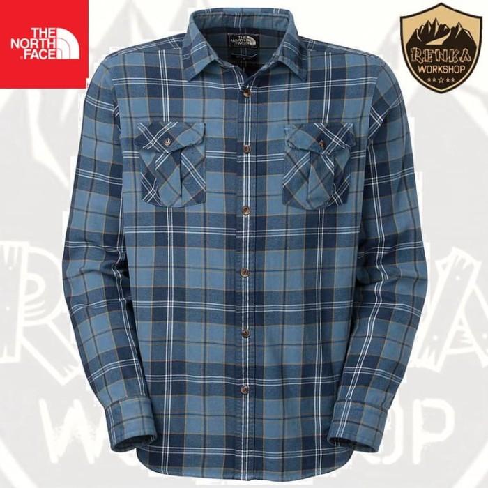 Kemeja Outdoor Flanel The North Face Navy