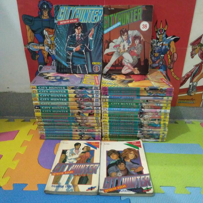 komik full set tamat city Hunter 1-38 end + edisi khusus 1-2 end rajawali grafiti full jaket