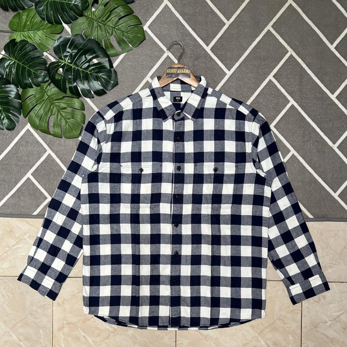Uniqlo Flannel | Flannel Uniqlo | Kemeja Flannel Uniqlo | Kemeja Flanel Uniqlo | Uniqlo Flannel Shir