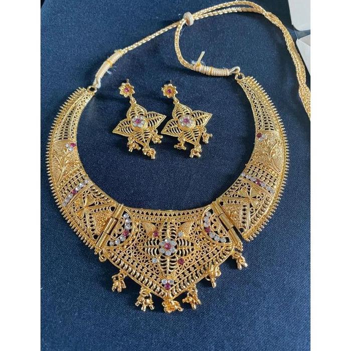 kalung Dubai panjang / kalung Emas fashion india/Kalung adat/ pengantin Dubai-India